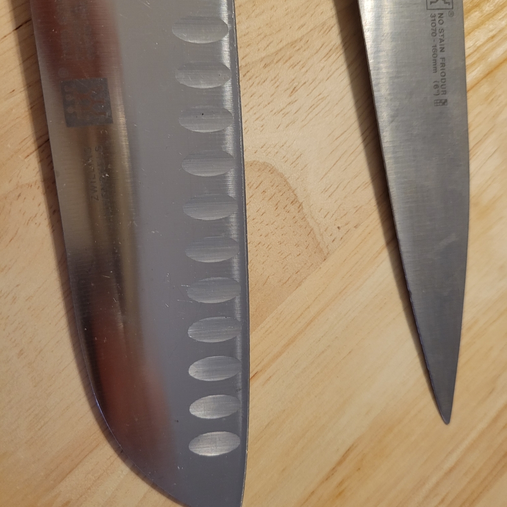 ZWILLING J.A. Henckels Black and Silver Knife Duo - Picture 3 of 3